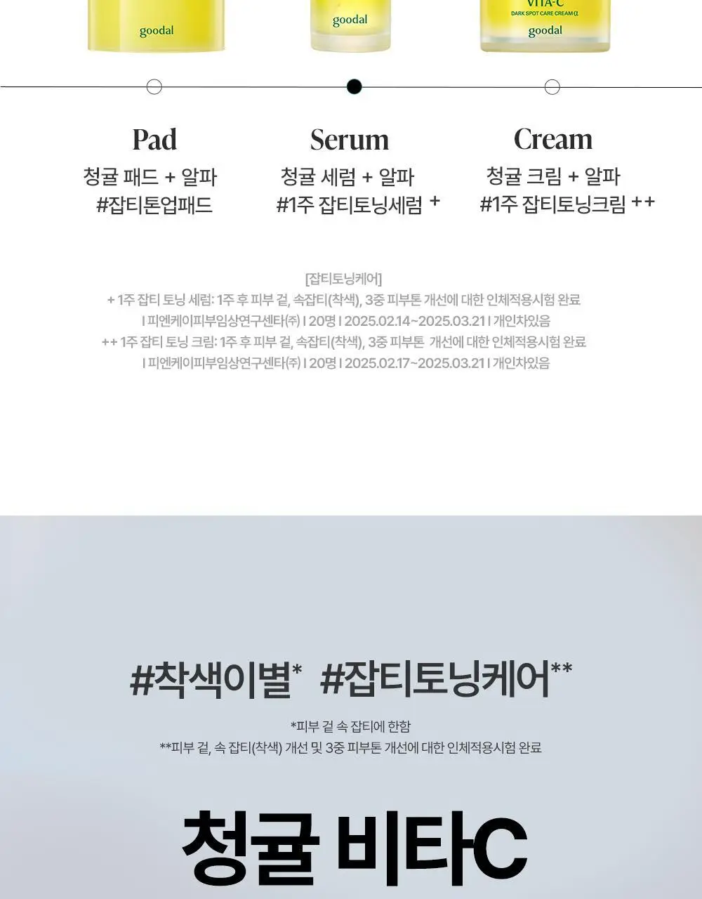 [115ml 대용량 기획] 구달 청귤 비타C 잡티케어 세럼 알파 50ml 더블 기획(+신제품 TXA세럼) 상세페이지 37